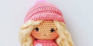 Amigurumi örgü oyuncak atkı ve bere li kız modeli tarifi anlatımlı