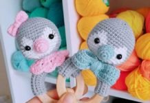 Amigurumi örgü oyuncak çıngırak modelleri