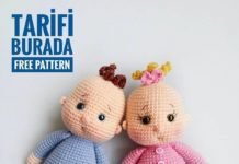 Amigurumi örgü yeni doğan bebek tarifi