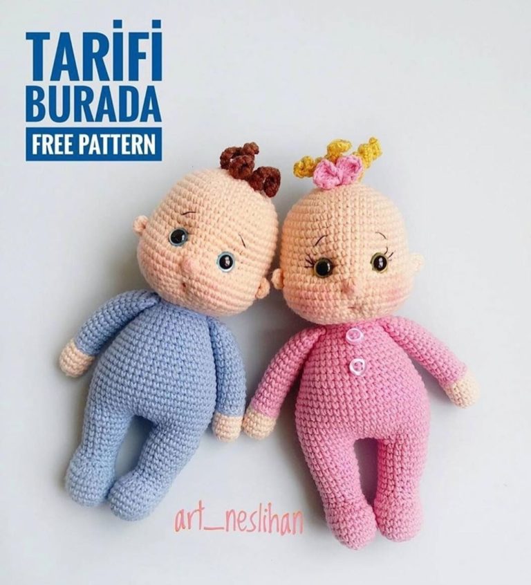 Amigurumi örgü yeni doğan bebek tarifi
