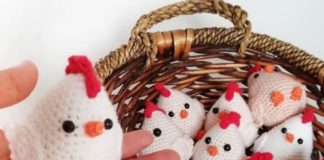 Amigurumi örgü oyuncak tavuk modeli tarifi anlatımlı ve açıklamalı