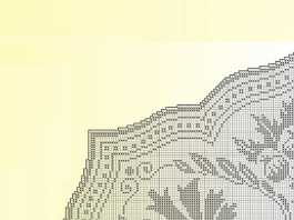 Zikzak kenarlı dantel masa örtüsü modeli yapılışı (anlatımlı)