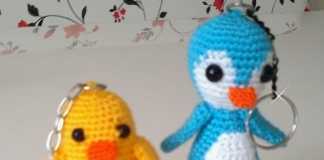 Amigurumi örgü civciv anahtarlık modeli yapılışı anlatımlı