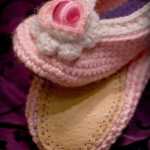 Tığ işi babet patik yapımı