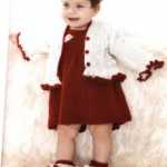 Örgü bebek elbisesi ve bebek hırkası yapılışı (anlatımlı)