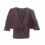 Örme V yaka Abiye bluz yapılışı (anlatımlı)