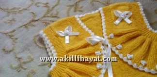bolero tipi bebek yeleği (anlatımlı)