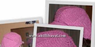 Çocuklar için örgü kasket modeli yapılışı (anlatımlı)