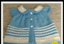 Bebe kol örgü bebek yeleği modeli yapılışı anlatımlı