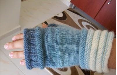 Kat kat görünümlü parmaksız eldiven modeli yapılışı (açıklamalı)