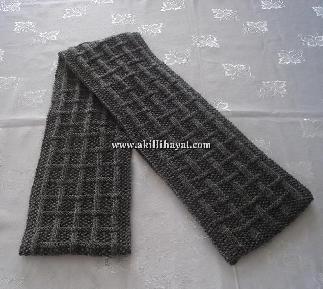 SEVGİLİLER GÜNÜ İÇİN ; Sevgili-m erkek atkısı modeli yapılışı (anlatımlı)