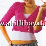 spor modern kız hırkası yapılışı