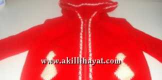 Kapşonlu hırka modeli (anlatımlı)
