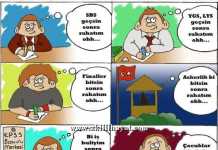 Komik bir karikatür