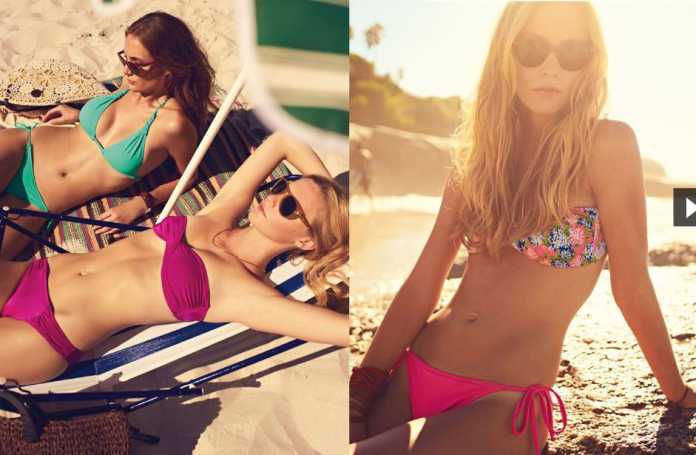 koton-mayo-ve bikini-modelleri-3 Koton 2011 Bikini Ve Mayo Modelleri - Koton fuşya ve ğembe straplez bikini modelleri
