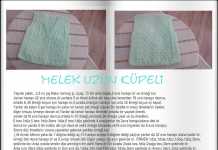 Küçük yaprak desenli örgü bebek yelekleri modeli yapılışı - Anlatımlı