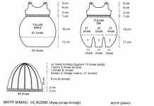 Örgü bebek tulumu ve orgu bebek beresi takımının yapılışı