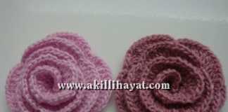 örgü çiçek yapılışı (anlatımlı)