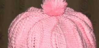 yaprak motifli pembe bere yapılışı