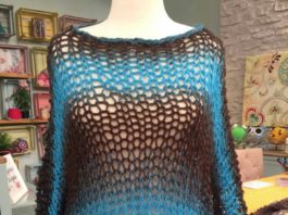 Derya Baykal ' la Gülümse programında örülmüş sihirli kazak örneği