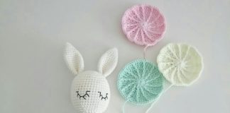 Amigurumi örgü oyuncak uyuyan tavşancık modeli yapılışı anlatımlı