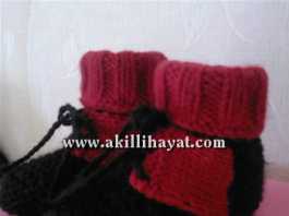 Üç yaş çocuklar için patik modeli yapılışı (anlatımlı)