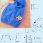 Kapşonlu bebek yelek modeli yapılışı (şemalı ve anlatımlı)