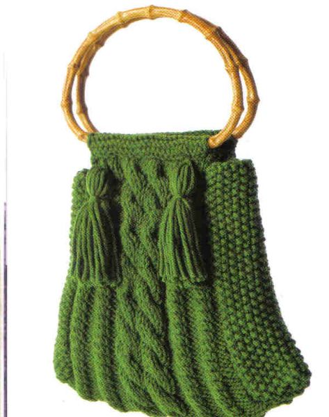 Yeşil saç örgü desenli çanta yapılışı (açıklamalı)
